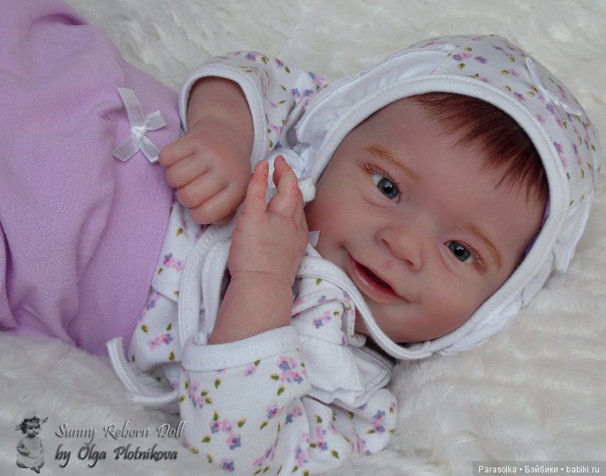 Малышка Сашенька, молд Sunny by Joanna Kazmierczak