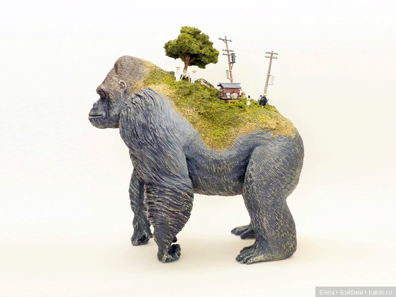 Мечта об идеальном мире: миниатюрные скульптуры Маико Акибы из серии «SEKAI» (фото 8)