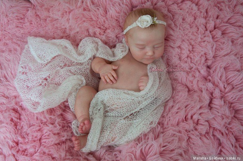 Realborn June asleep, Bountiful Baby, прототип мастера Silvia Ezquerra