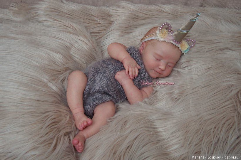 Realborn June asleep, Bountiful Baby, прототип мастера Silvia Ezquerra