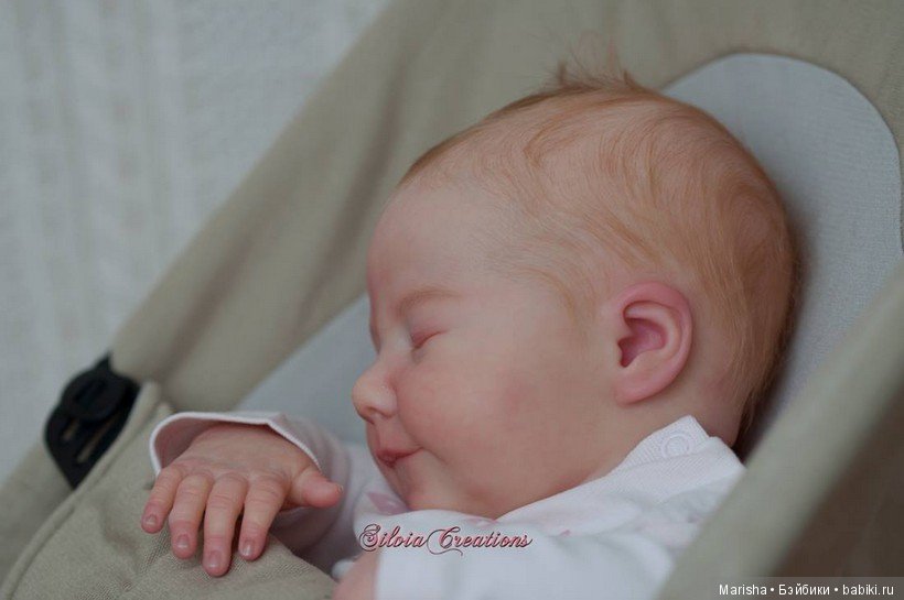 Realborn June asleep, Bountiful Baby, прототип мастера Silvia Ezquerra