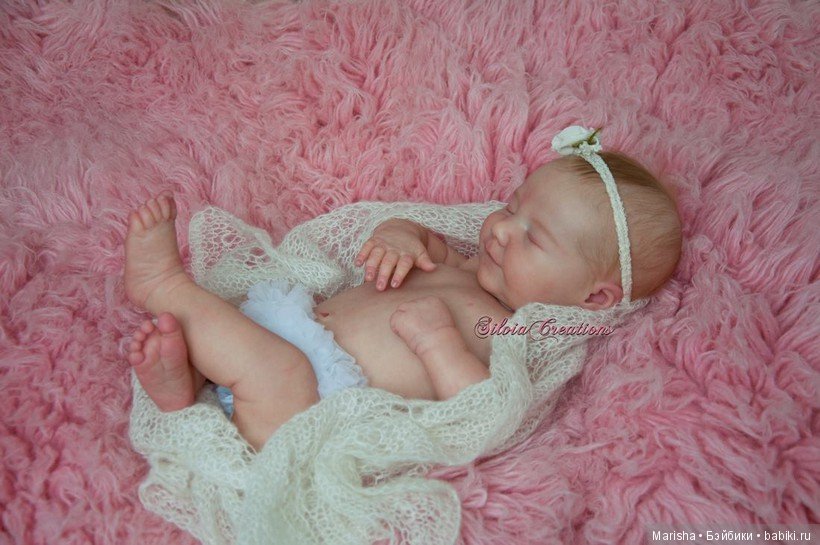 Realborn June asleep, Bountiful Baby, прототип мастера Silvia Ezquerra