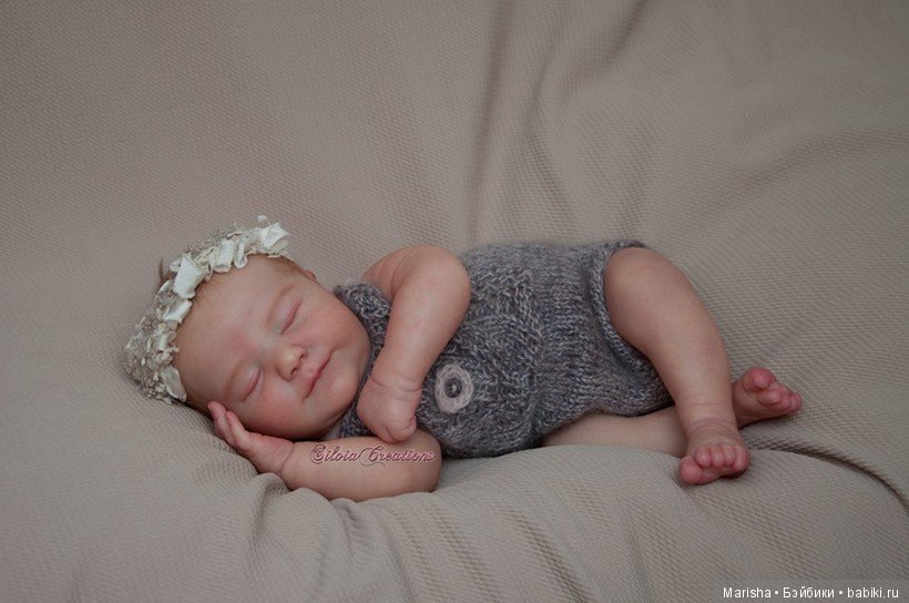 Realborn June asleep, Bountiful Baby, прототип мастера Silvia Ezquerra (фото 5)