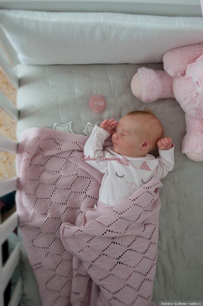 Realborn June asleep, Bountiful Baby, прототип мастера Silvia Ezquerra