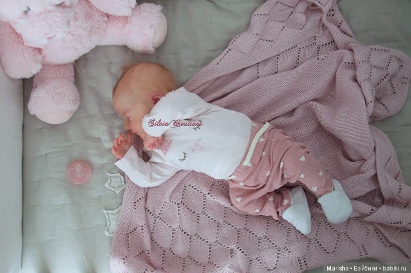 Realborn June asleep, Bountiful Baby, прототип мастера Silvia Ezquerra