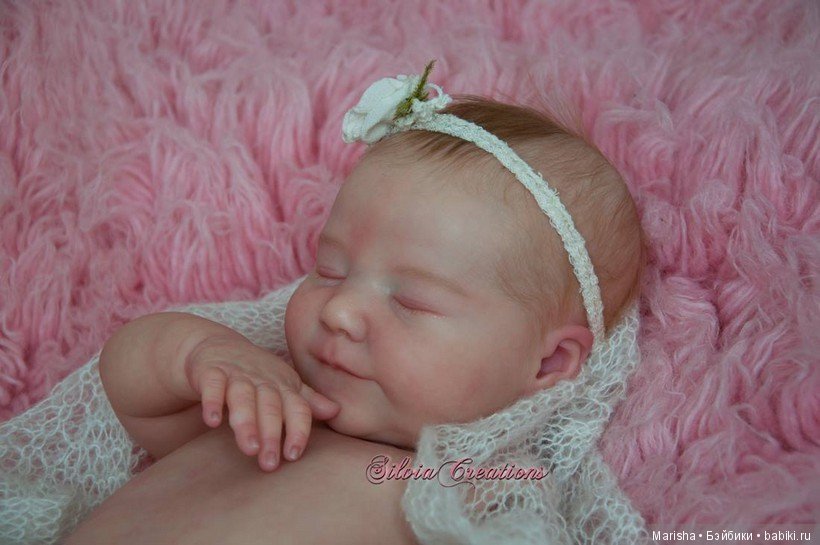 Realborn June asleep, Bountiful Baby, прототип мастера Silvia Ezquerra