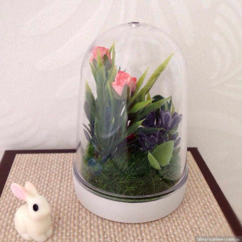 Весеннее настроение. Миниатюра из комнатных растений для любимых кукол