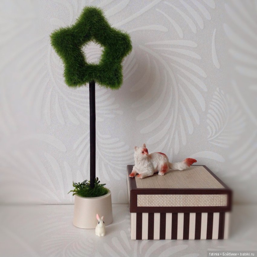 Весеннее настроение. Миниатюра из комнатных растений для любимых кукол (фото 3)