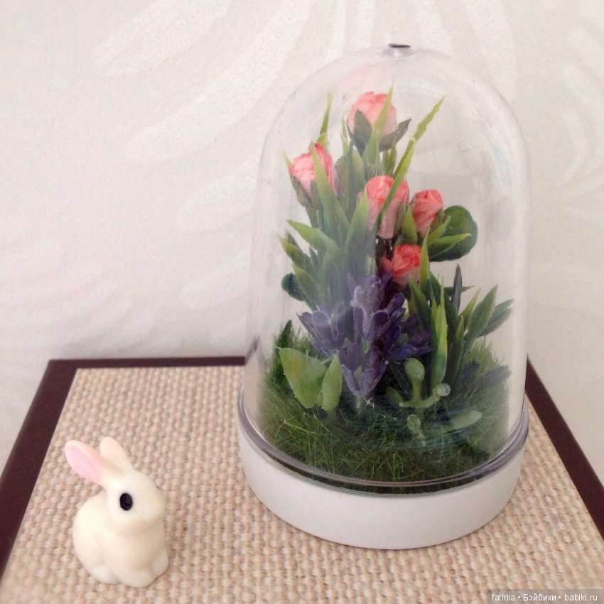 Весеннее настроение. Миниатюра из комнатных растений для любимых кукол