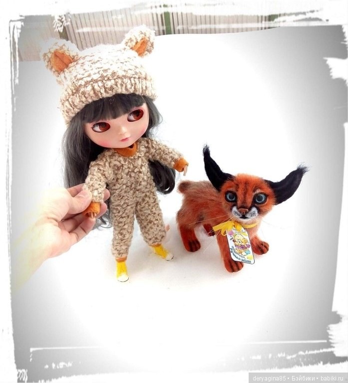 Малыш каракал, степная рысь