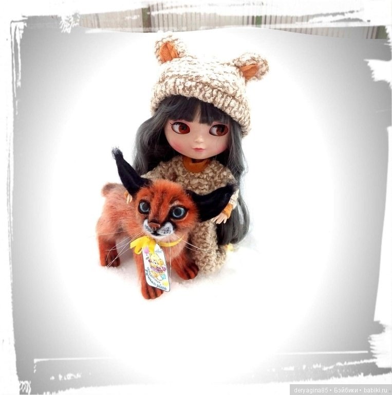 Малыш каракал, степная рысь