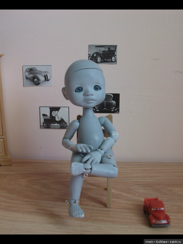 Процесс — Авторские шарнирные куклы своими руками: лепка (фото 4)