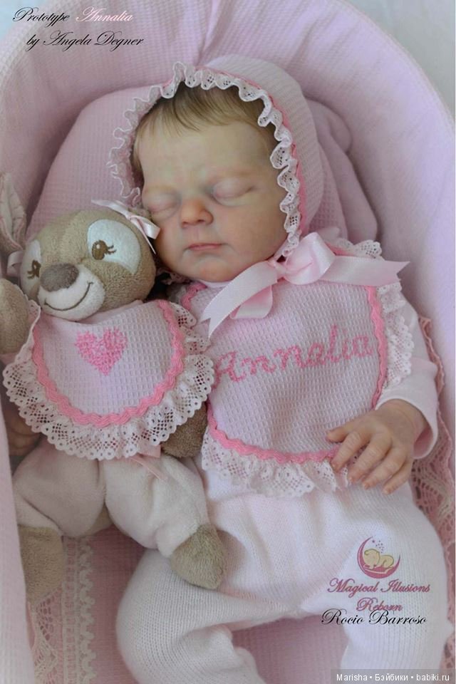 Молд для куклы реборн Annalia, скульптор Angela Degner
