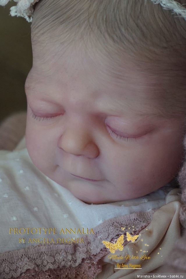 Молд для куклы реборн Annalia, скульптор Angela Degner