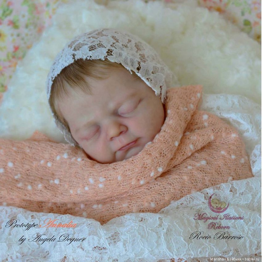 Молд для куклы реборн Annalia, скульптор Angela Degner