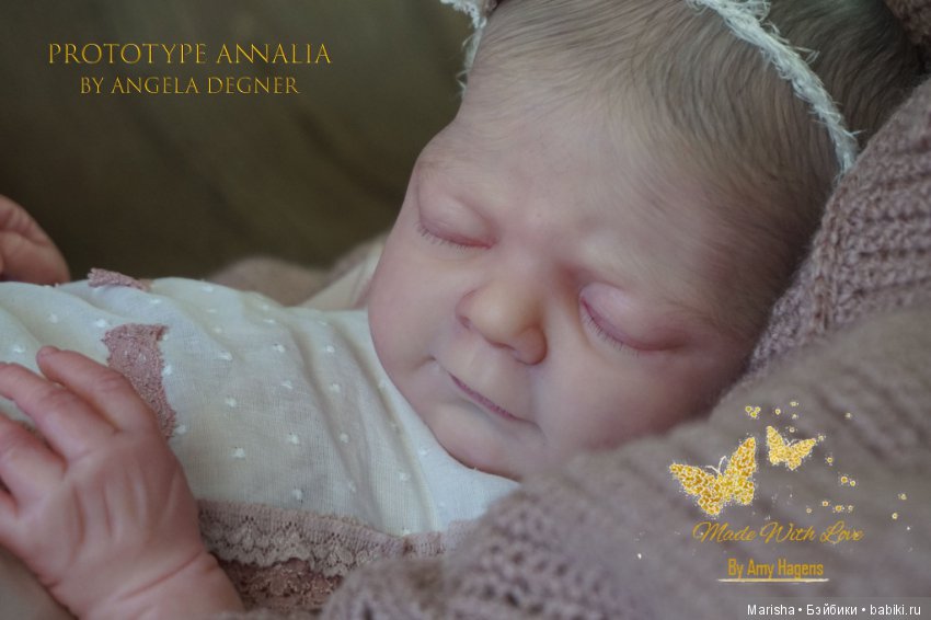 Молд для куклы реборн Annalia, скульптор Angela Degner