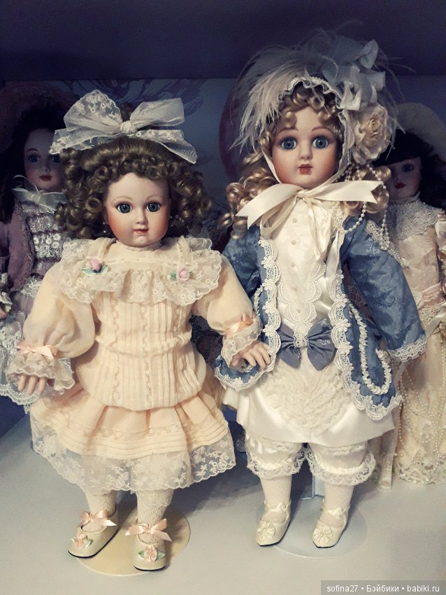 Пополнение моей коллекции реплик антикварных кукол