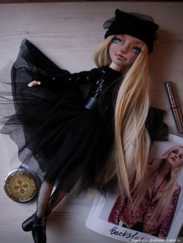 Стильная Моника — Авторские текстильные куклы: Вальдорфские