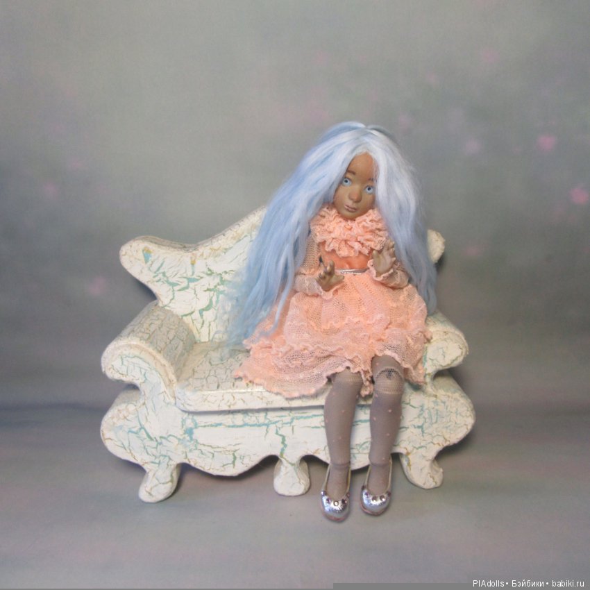 "Pearl" мулаточка 22 см — Авторские шарнирные куклы своими руками: лепка (фото 7)
