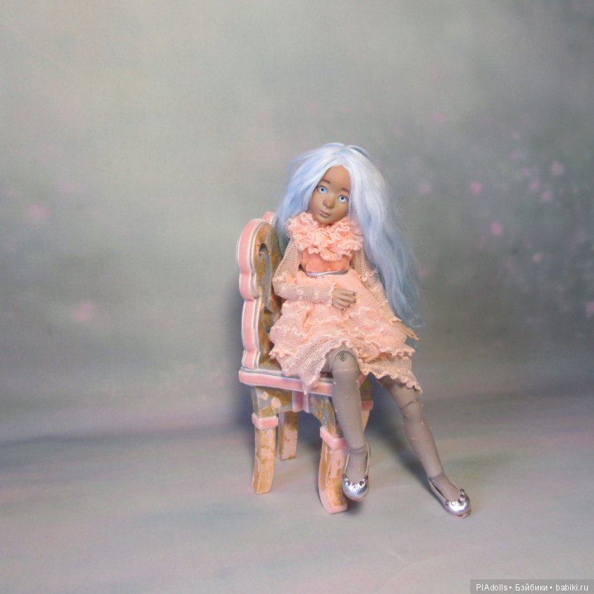 "Pearl" мулаточка 22 см — Авторские шарнирные куклы своими руками: лепка (фото 3)