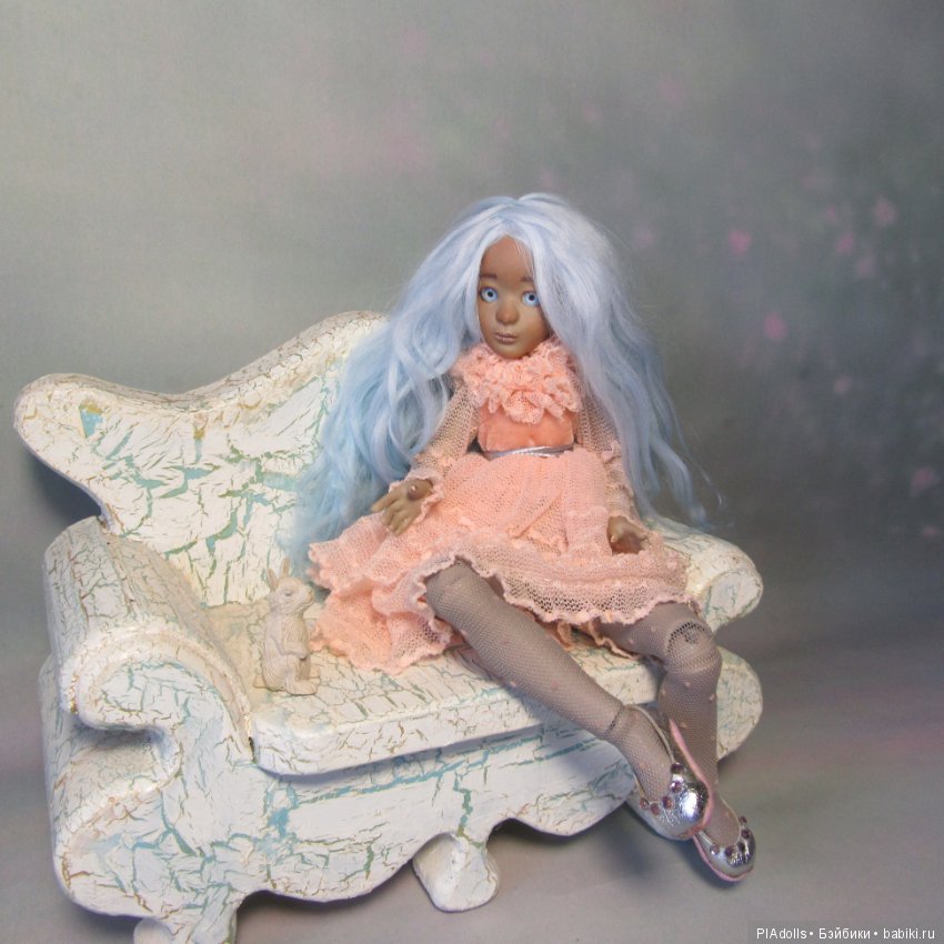 "Pearl" мулаточка 22 см — Авторские шарнирные куклы своими руками: лепка (фото 5)