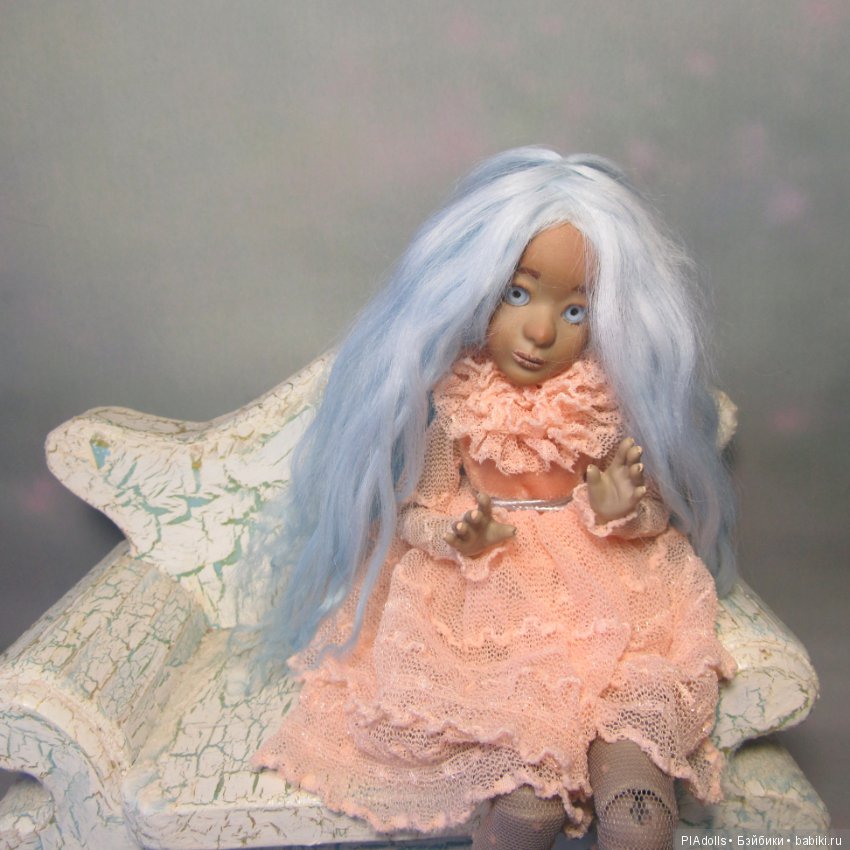 "Pearl" мулаточка 22 см — Авторские шарнирные куклы своими руками: лепка (фото 8)