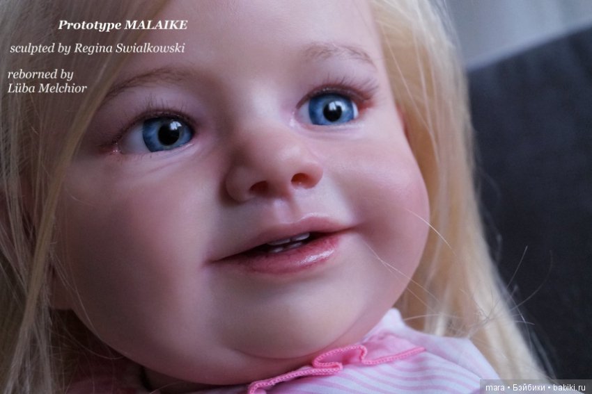 Кукла реборн, молд Malaike скульптора Regina Swialkowski