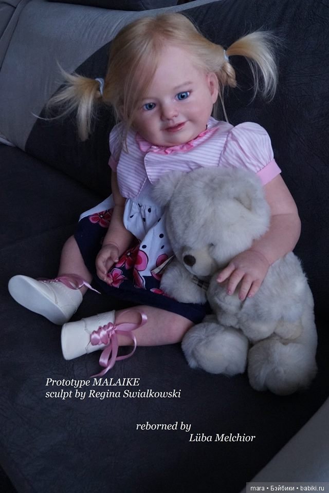 Кукла реборн, молд Malaike скульптора Regina Swialkowski (фото 5)