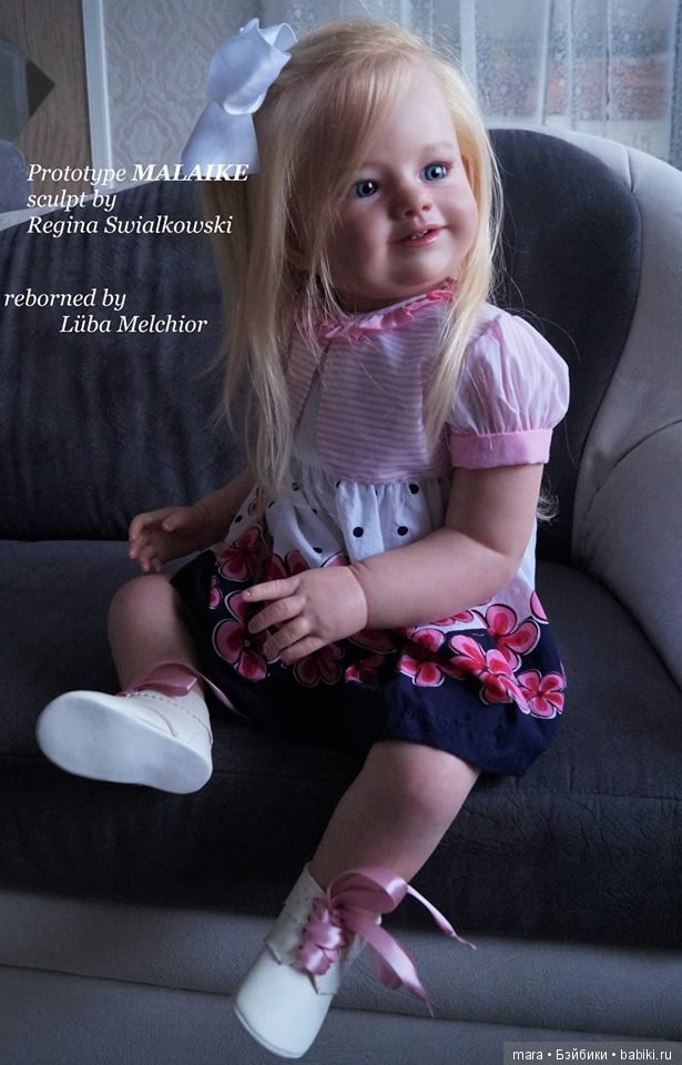 Кукла реборн, молд Malaike скульптора Regina Swialkowski (фото 2)