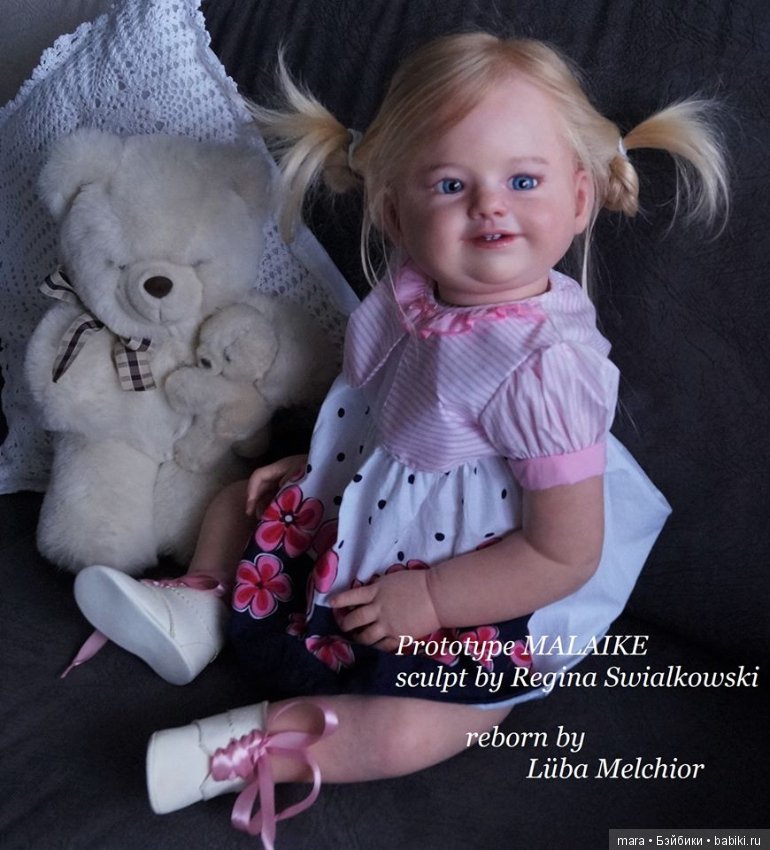 Кукла реборн, молд Malaike скульптора Regina Swialkowski (фото 4)
