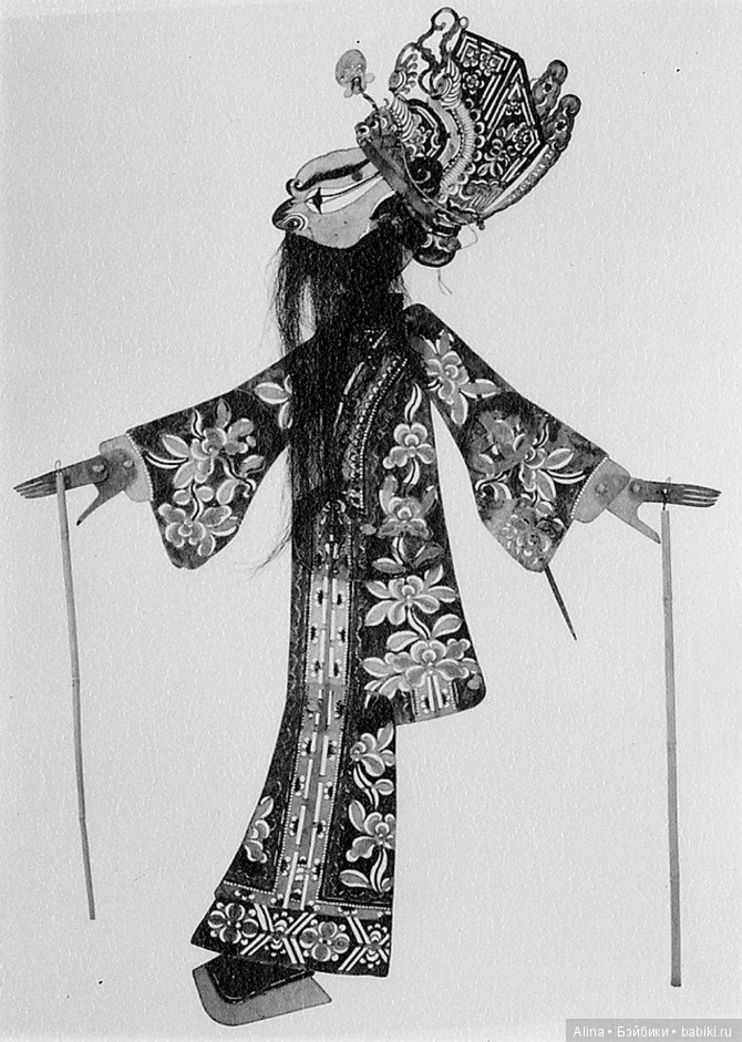 Марионетки китайского театра теней девятнадцатого века из собрания Метрополитен-музея