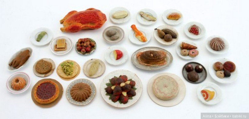 Антикварная кукольная миниатюра. Еда (фото 4)