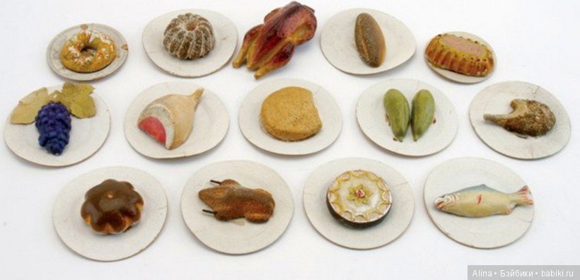 Антикварная кукольная миниатюра. Еда (фото 5)