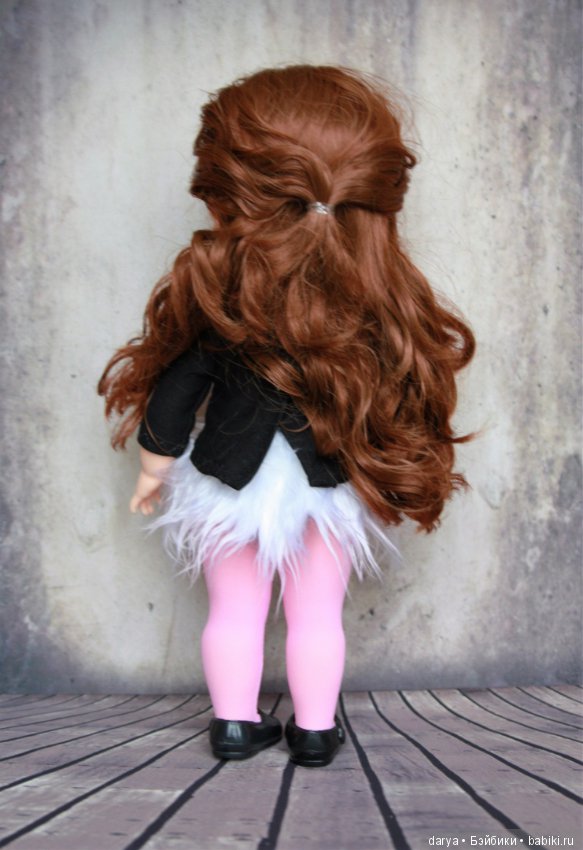 Выкройка кофты со спущенным рукавом и разрезами в виде сердечка для кукол Disney Animators от Марины Быковой (фото 4)