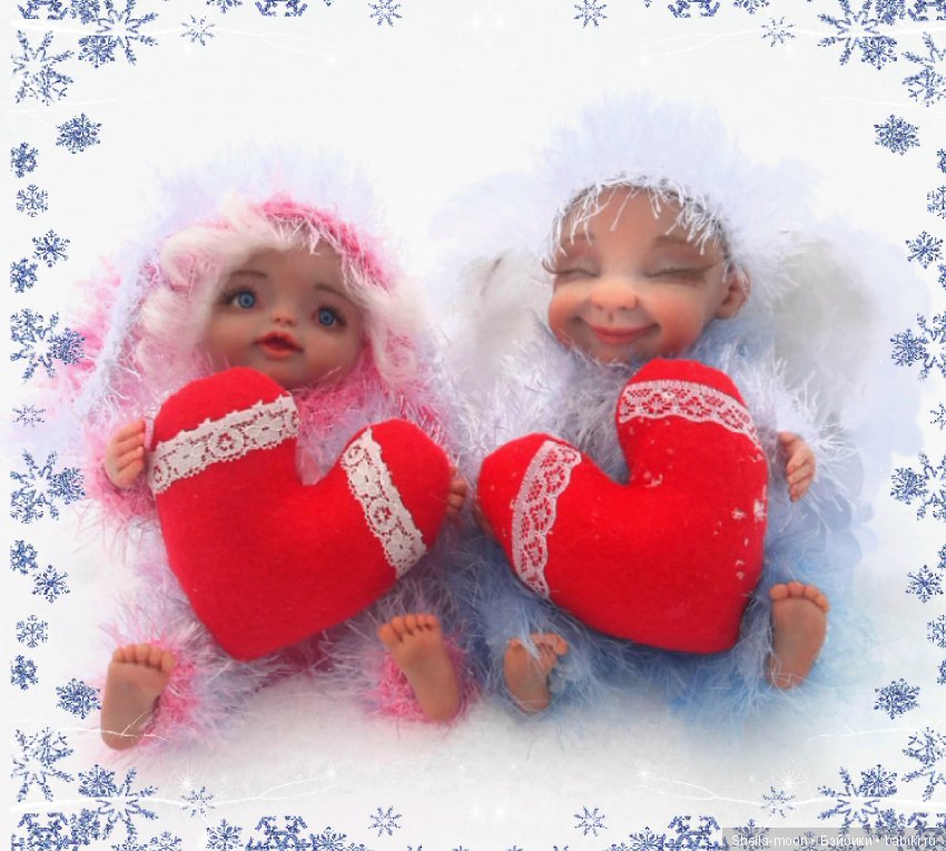 Пара новеньких малышей. Авторские куклы Егоровой Елены