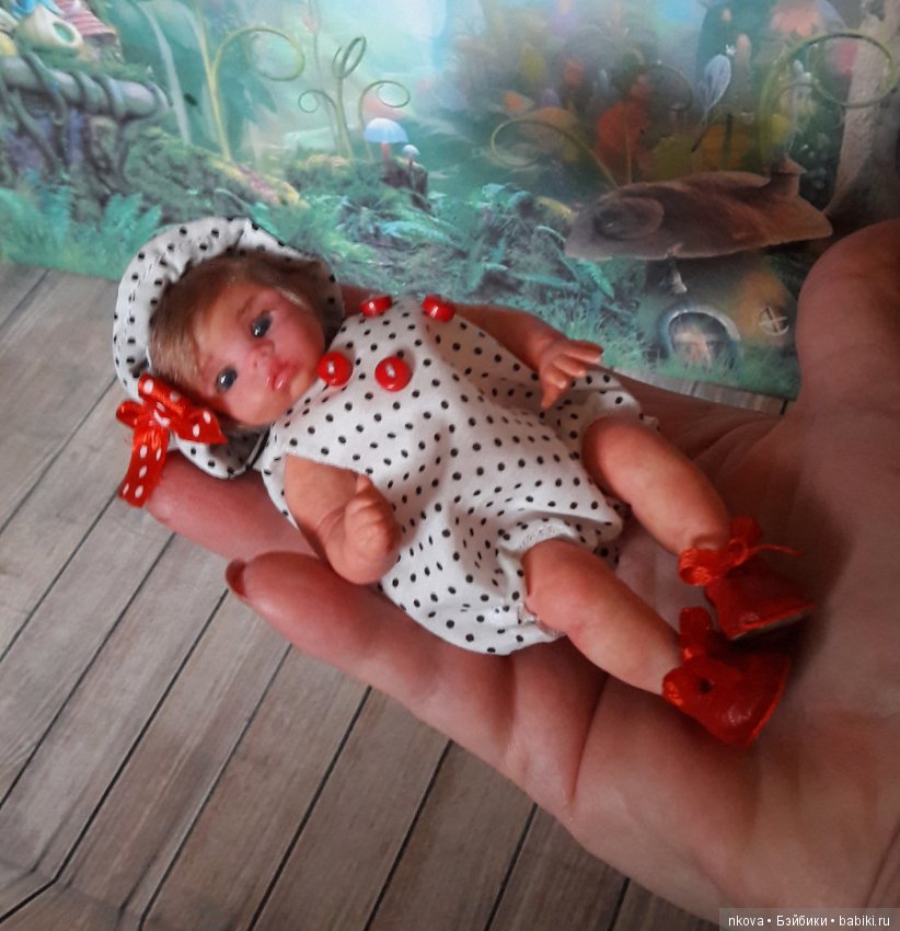 Авторские куклы 11 и 12 см в ожидании лета (фото 2)