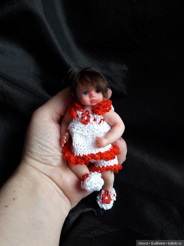 Авторские куклы 11 и 12 см в ожидании лета (фото 9)