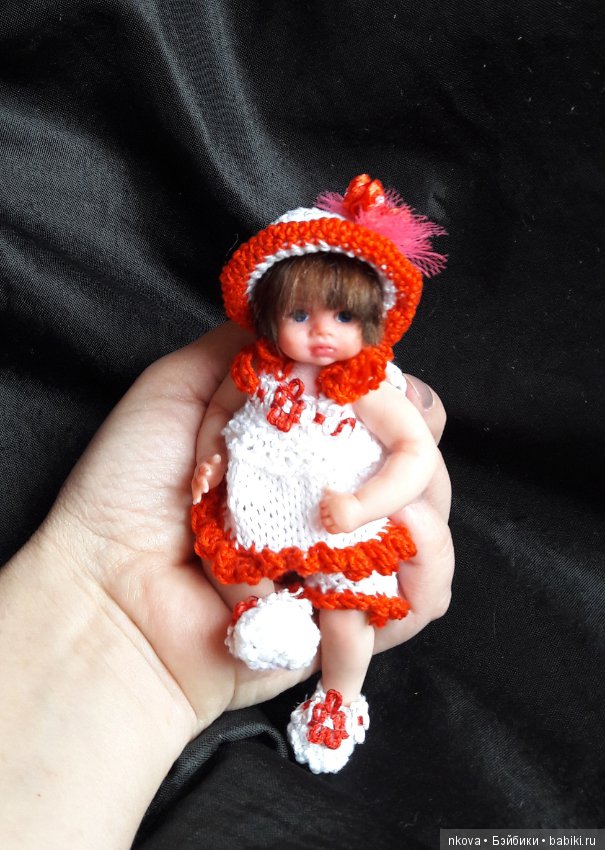 Авторские куклы 11 и 12 см в ожидании лета (фото 10)