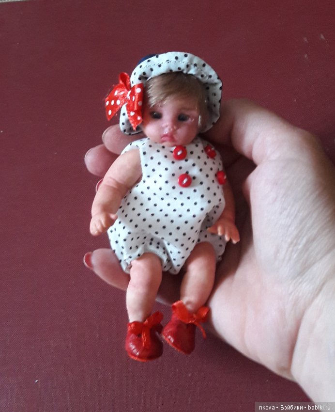 Авторские куклы 11 и 12 см в ожидании лета (фото 4)