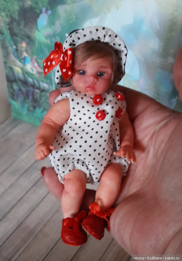 Авторские куклы 11 и 12 см в ожидании лета (фото 3)