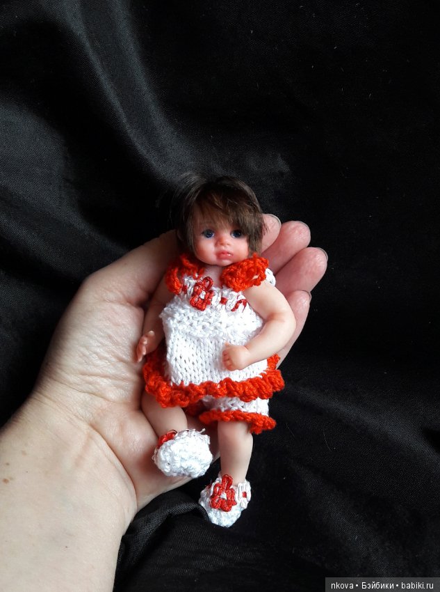 Авторские куклы 11 и 12 см в ожидании лета (фото 8)