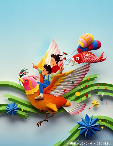 Уникальные картины в технике Бумагопластика от Hideharu Naitoh