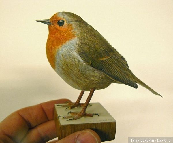 Бумажные, но как живые. Реалистичные фигурки птиц от Йохана Шерфта (фото 9)