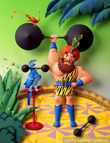 Уникальные картины в технике Бумагопластика от Hideharu Naitoh