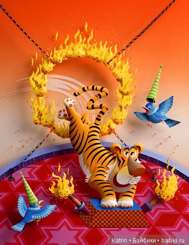 Уникальные картины в технике Бумагопластика от Hideharu Naitoh