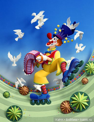 Уникальные картины в технике Бумагопластика от Hideharu Naitoh