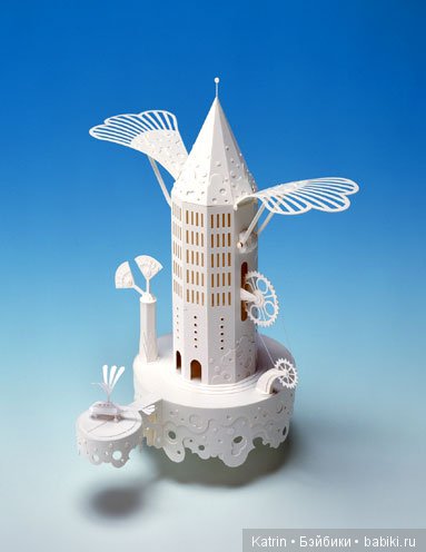 Уникальные картины в технике Бумагопластика от Hideharu Naitoh (фото 10)