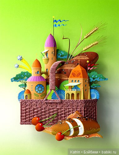 Уникальные картины в технике Бумагопластика от Hideharu Naitoh