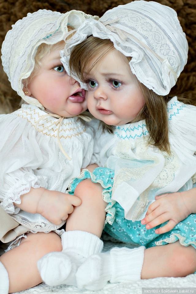 Потом у меня возродились эти две милые сестрички. Куклы реборн Елены Коротковой (фото 2)