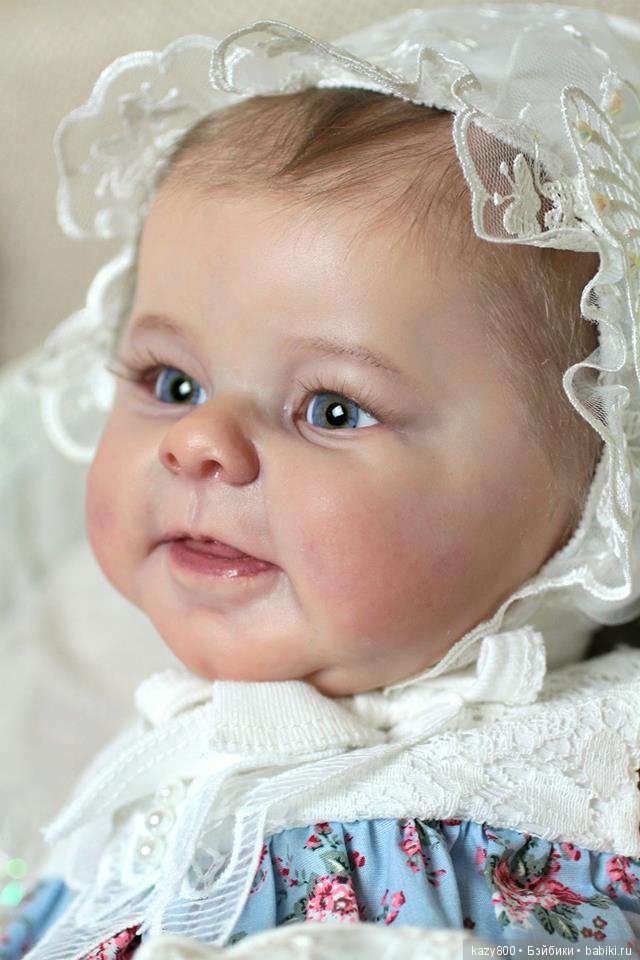 Затем у меня появилось вот такое нежное создание, малышка Гретта. Куклы реборн Елены Коротковой (фото 2)